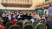 Final rehearsal of Brahms' Requiem