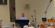 Kevin introducing his piano pieces