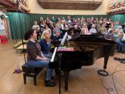 Pianists Rachel Fright & Lauryna Sableviciute in rehearsal