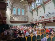 Tom rehearsing the orchestra in the Haydn